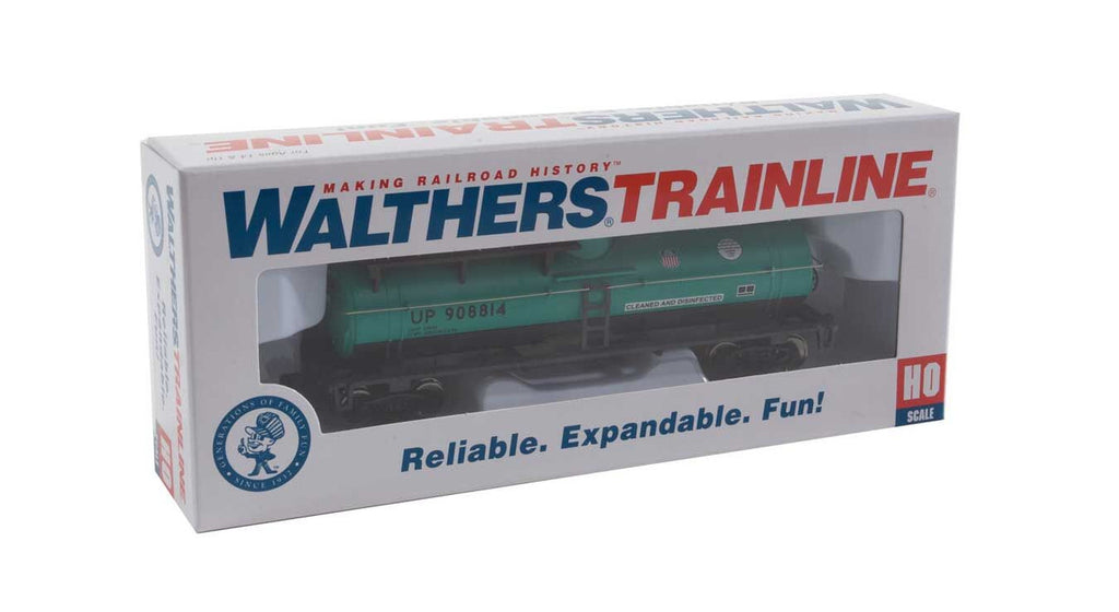 Firefighting Car - Ready to Run -- Union Pacific(R) #908814 (MOW Scheme; green, black)