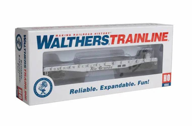 Flatcar - Ready to Run -- Denver & Rio Grande Western(TM)