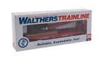 Flatcar with Logging Crane - Ready to Run -- Canadian Pacific (red, black; Multimark Logo)