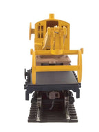 Flatcar with Logging Crane - Ready to Run -- Chessie System-B&O (blue, yellow)
