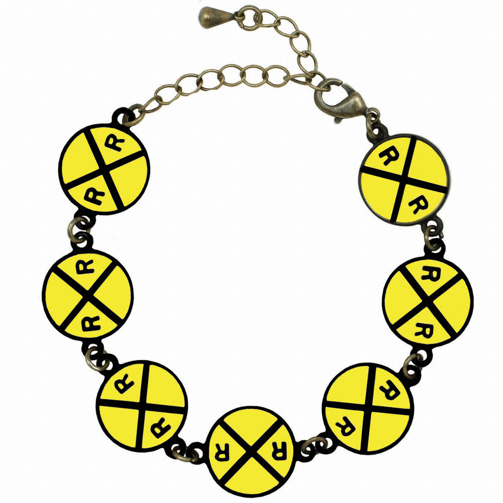 Railroad Crossing Bracelet