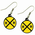 Railroad Crossing Earrings