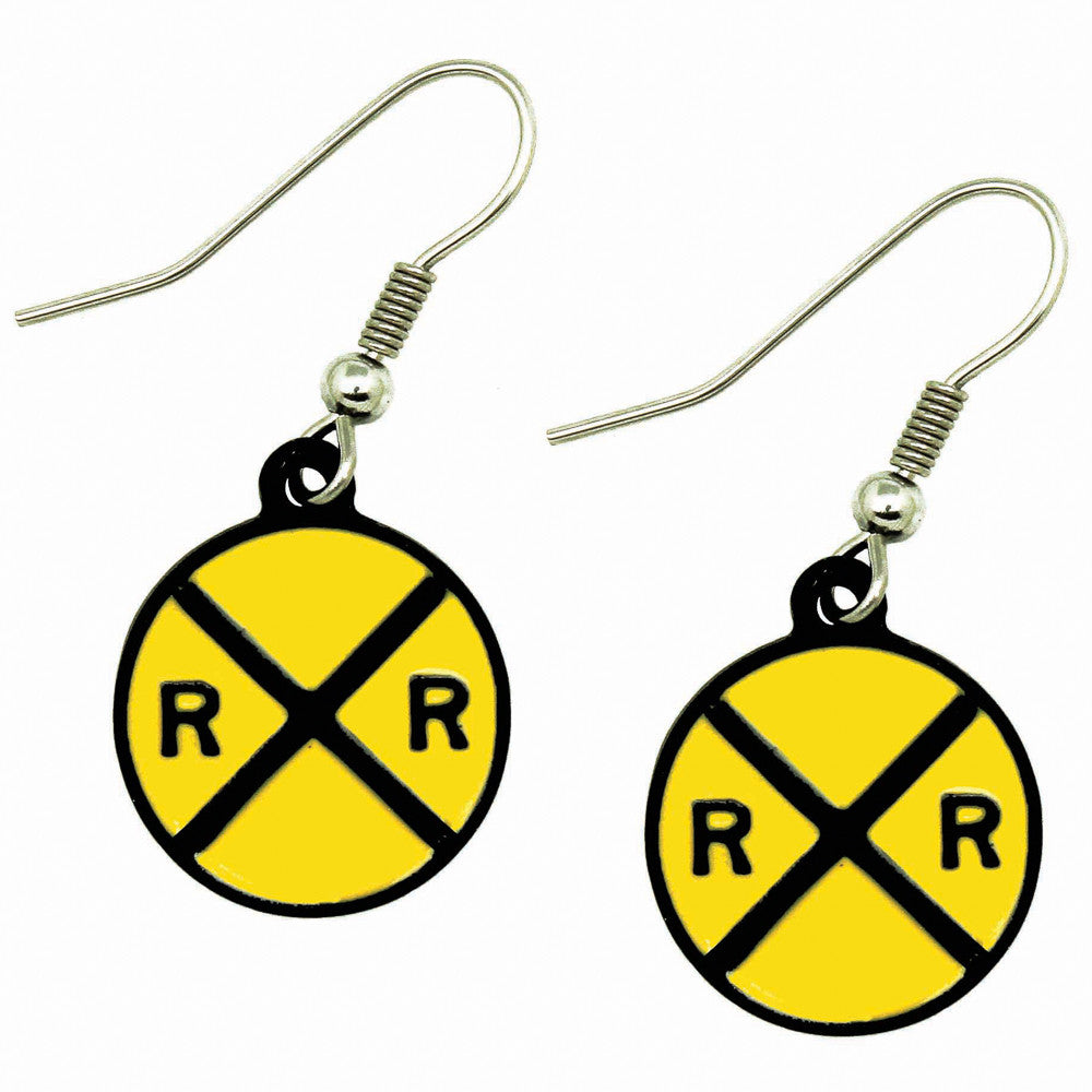Railroad Crossing Earrings