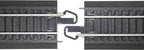  Bachmann Trains - Snap-Fit E-Z TRACK 30 DEGREE CROSSING (1/card - STEEL ALLOY Rail With Black Roadbed - HO Scale Medium