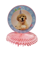 Pet Party Cat and Dog Large Honeycomb Centerpiece