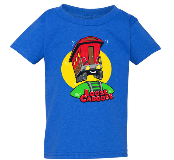 Toddler Loose Caboose Royal Blue T-Shirt  5T