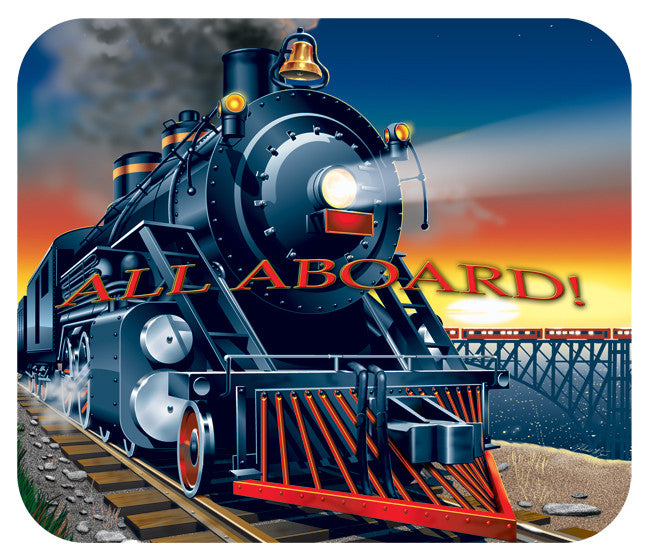 All Aboard Night Train Mousepad