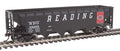 Offset Hopper - Ready to Run -- Reading (black, red; Large Lettering, Anthracite Logo)