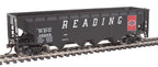 Offset Hopper - Ready to Run -- Reading (black, red; Large Lettering, Anthracite Logo)