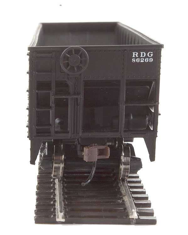 Offset Hopper - Ready to Run -- Reading (black, red; Large Lettering, Anthracite Logo)