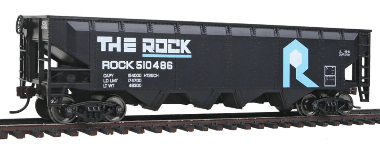 Offset Hopper - Ready to Run -- Rock Island (black, blue, white)