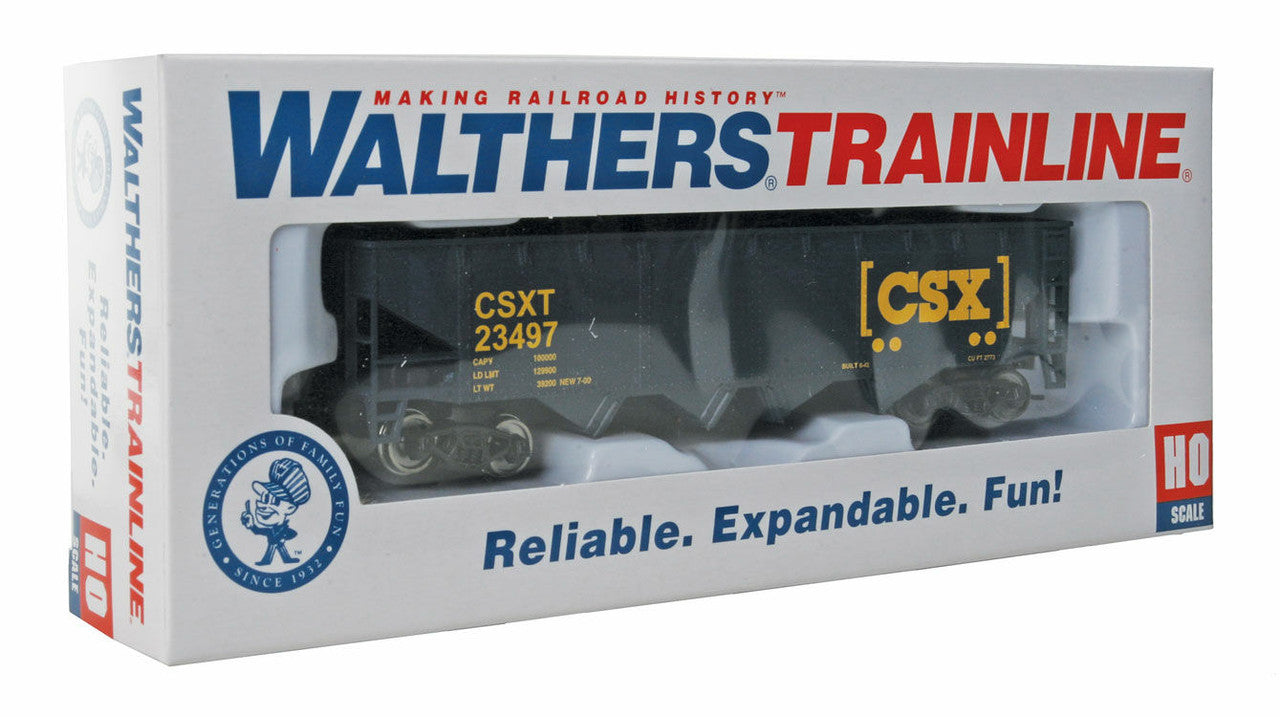 Walthers Trainline HO Scale CSX Coal Hopper