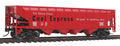 Offset Hopper - Ready to Run -- Santa Claus Coal Express