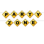 9ft Construction Truck Birthday Banner