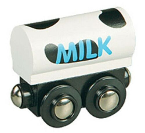 Li’l Chugs Wooden Trains Milk Freight Tank Car