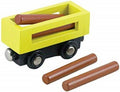 Li’l Chugs Wooden Trains Log Freight Car 