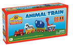 Lil' Chugs Wooden Animal Train 7-piece Set