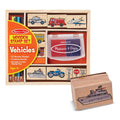 Wooden Vehicles Stamp Set