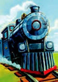 Steam Train Gift Enclosure Card