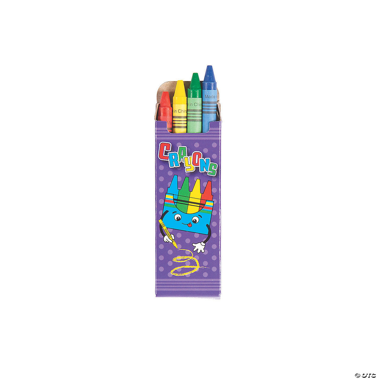 4-Color Kids Rule™ Crayon Sets (1dozen)