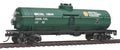 Tank Car - Ready To Run -- British Columbia Railway (green, yellow, white; Dogwood Logo)