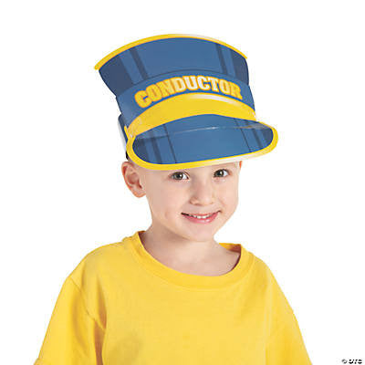 Train Conductor Hat Crowns 8ct
