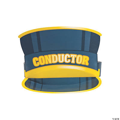 Train Conductor Hat Crowns 8ct