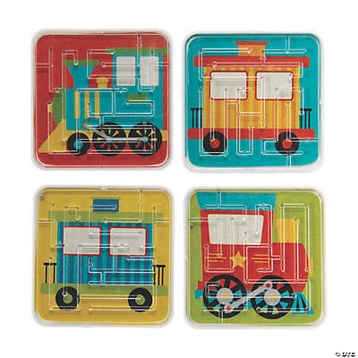 Train Maze Puzzles 24ct