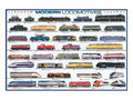 Modern Locomotives Poster 24x 36