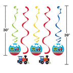 All Aboard Train Dizzy Danglers -5ct