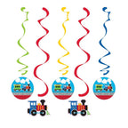 All Aboard Train Dizzy Danglers -5ct
